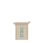 Sac cadeau en coton avec certification OEKO-TEX 10x14 cm vue principale