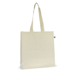 Sac en coton Fairtrade avec capacité de 10 kg et 140 g/m2 couleur beige