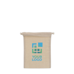 Sac cadeau en coton avec certification OEKO-TEX 15x20 cm vue principale