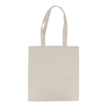 Sac en coton OEKO-TEX avec poignées longues 220 g/m2 couleur beige deuxième vue