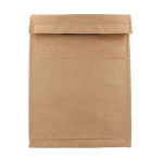 Sac pour aliments avec doublure en PEVA et fermeture Velcro couleur marron quatrière vue