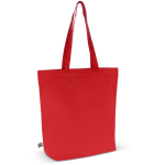Sac Fairtrade en couleurs neutres avec capacité de 12 kg 270 g/m2 couleur rouge