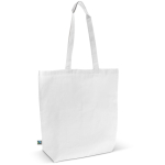 Sac Fairtrade en couleurs neutres avec capacité de 12 kg 270 g/m2 couleur blanc