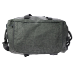 Sac de voyage spacieux en RPET avec poignées de grande taille couleur gris septième vue