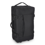 Valise à roulettes avec poignée télescopique, d'une capacité de 38 L couleur noir