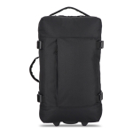 Valise à roulettes avec poignée télescopique, d'une capacité de 38 L couleur noir quatrière vue