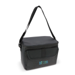 Sac glacière noire en RPET avec bandoulière 8L vue principale
