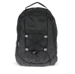 Sac à dos pour ordinateur en RPET avec compartiments intérieurs couleur noir deuxième vue