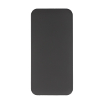 Batterie externe compacte 10 000 mAh en plastique recyclé couleur gris foncé deuxième vue