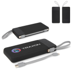 Batterie externe en plastique recyclé avec charge rapide 10 000mAh