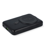 Chargeur sans fil MagSafe avec entrée USB-A et USB-C couleur noir