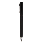 Stylo multifonction avec kit de nettoyage électronique couleur noir troisième vue