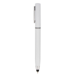 Stylo multifonction avec kit de nettoyage électronique couleur blanc troisième vue