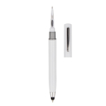 Stylo multifonction avec kit de nettoyage électronique couleur blanc cinquième vue
