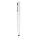 Stylo multifonction avec kit de nettoyage électronique couleur argenté troisième vue