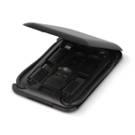 Kit de voyage avec plusieurs connecteurs USB et support pour téléphone couleur noir