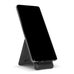 Kit de voyage avec plusieurs connecteurs USB et support pour téléphone couleur noir cinquième vue