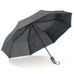 Parapluie pliable ergonomique coloré avec armature noire Ø100 couleur noir