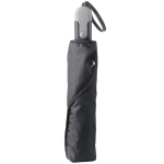 Parapluie pliable ergonomique coloré avec armature noire Ø100 couleur noir quatrière vue