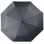 Parapluie pliable ergonomique coloré avec armature noire Ø100 couleur noir cinquième vue