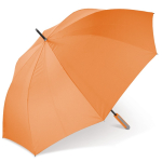 Grand parapluie anti-vent coloré avec armature noire Ø114 couleur orange