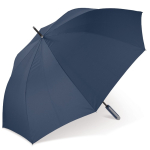 Grand parapluie anti-vent coloré avec armature noire Ø114 couleur bleu foncé