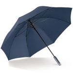 Grand parapluie anti-vent coloré avec armature noire Ø114 couleur bleu foncé cinquième vue