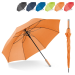 Grand parapluie anti-vent coloré avec armature noire Ø114