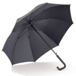 Parapluie avec poignée géométrique et anti-vent Ø106 couleur noir
