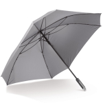 Parapluie pour 2 personnes avec design carré et résistant au vent Ø121 couleur gris