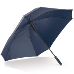 Parapluie pour 2 personnes avec design carré et résistant au vent Ø121 couleur bleu foncé