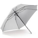 Grand parapluie avec design carré et résistant au vent Ø121 couleur blanc