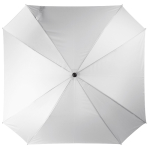Grand parapluie avec design carré et résistant au vent Ø121 couleur blanc troisième vue