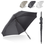 Grand parapluie avec design carré et résistant au vent Ø121