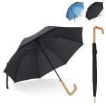 Parapluie en RPET avec poignée en bois et design particulier Ø103