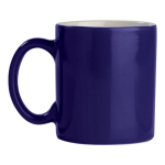 Tasse en céramique de plusieurs couleurs avec capacité de 300ml couleur bleu foncé deuxième vue