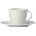 Tasse à café avec soucoupe en porcelaine pour expresso 160ml couleur blanc cinquième vue