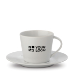 Tasse à café avec soucoupe en porcelaine pour expresso 160ml vue principale