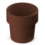 Gobelets à café empilables en canne à sucre fabriqués en UE 240ml couleur marron