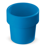 Gobelets à café empilables en canne à sucre fabriqués en UE 240ml couleur bleu