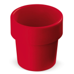 Gobelets à café empilables en canne à sucre fabriqués en UE 240ml couleur rouge