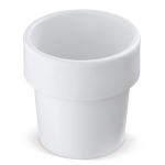 Gobelets à café empilables en canne à sucre fabriqués en UE 240ml couleur blanc