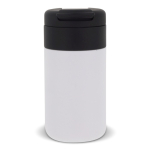 Gourde thermique à double paroi avec couvercle rabattable 250ml couleur blanc