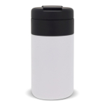Gourde thermique à double paroi avec couvercle rabattable 250ml couleur blanc deuxième vue