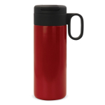 Gobelet en acier inoxydable avec couvercle servant de tasse 400ml couleur rouge