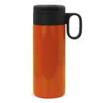 Gobelet en acier inoxydable avec couvercle servant de tasse 400ml couleur orange
