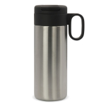 Gobelet en acier inoxydable avec couvercle servant de tasse 400ml couleur argenté