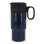Gobelet en acier inoxydable avec couvercle servant de tasse 300ml couleur bleu foncé