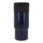 Gobelet en acier inoxydable avec couvercle servant de tasse 300ml couleur bleu foncé deuxième vue