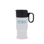 Gobelet en acier inoxydable avec couvercle servant de tasse 300ml vue principale